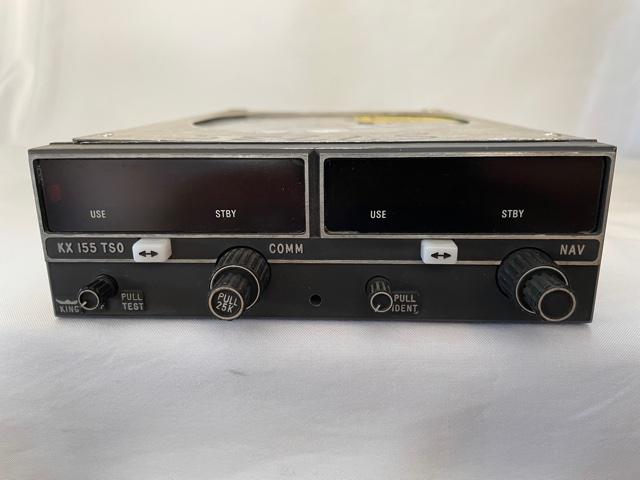 Bendix-King KX 155 Nav-Com Without Glide Slope. 14 Volt. With Tray. Used.