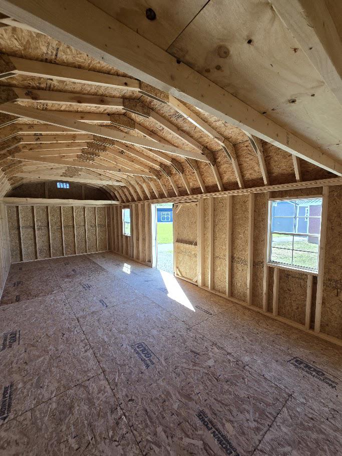 $484 OFF! 12X28 DAWN GRAY LOFTED BARN - ONLY $9,211 - $364 DOWN & $364/MO - NO CREDIT CHECK - EVERYONE APPROVED!