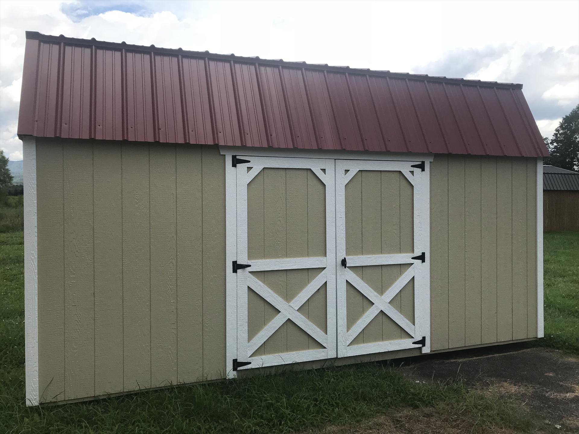 Painted 10x16 Lofted barn