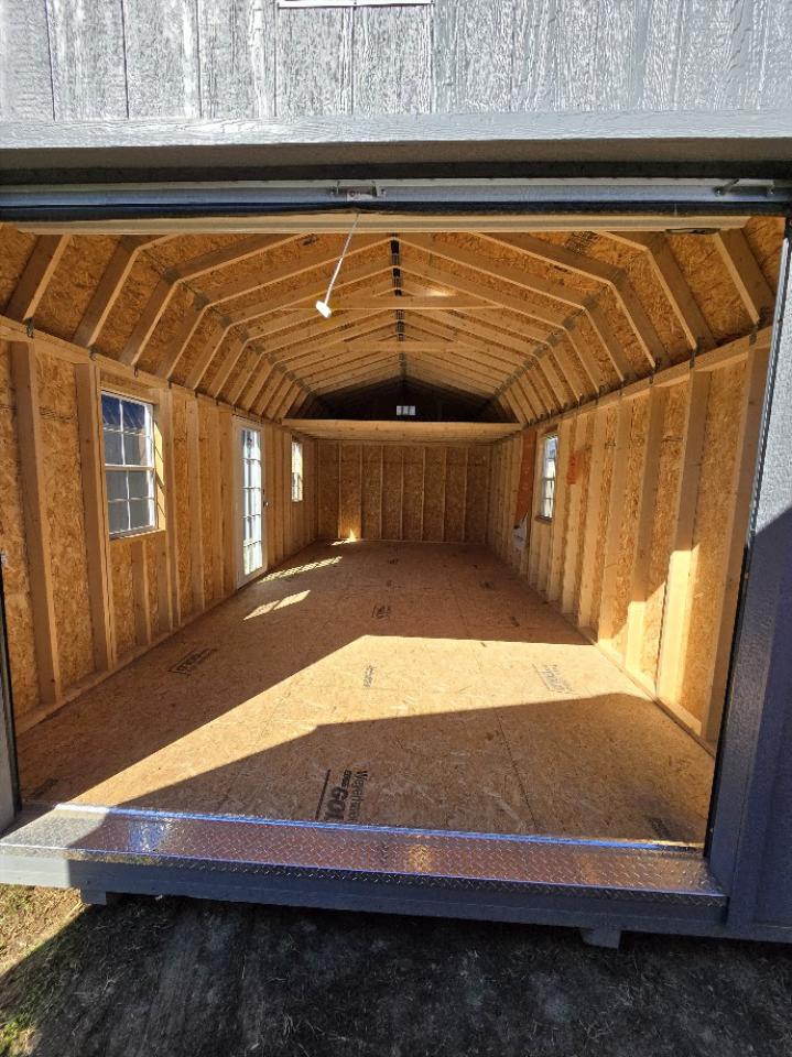 $1,032 OFF this 12x24 Lofted Barn Garage - ONLY $9,291 + tax OR $367 Down and $367/ Month Rent to Own! EVERYONE APPROVED!