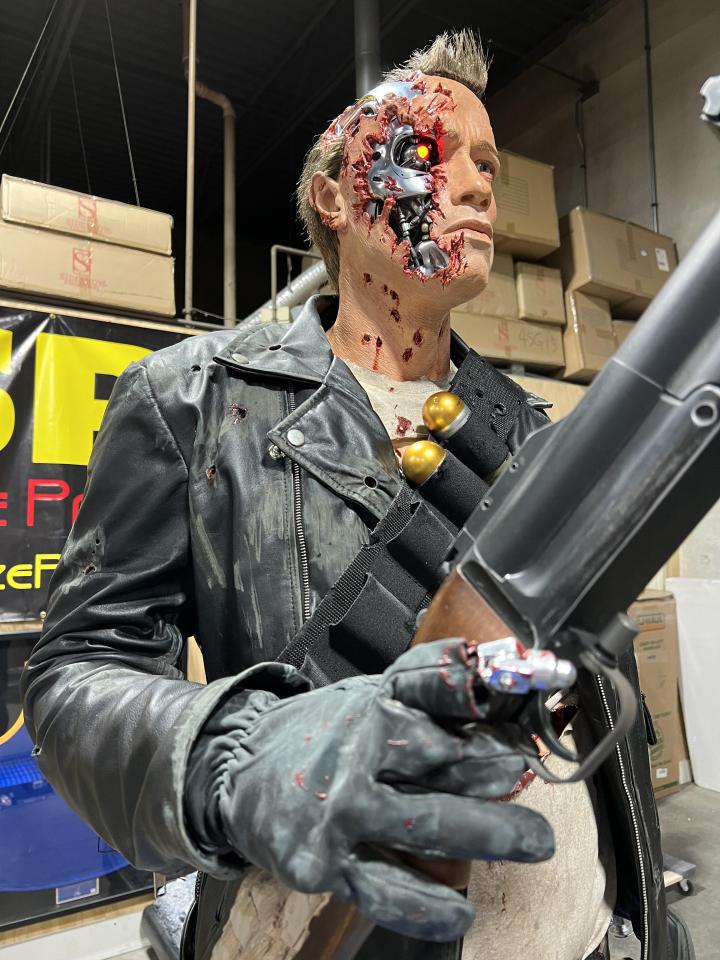 Battle Damaged T2 Terminator Arnold Schwarzenegger