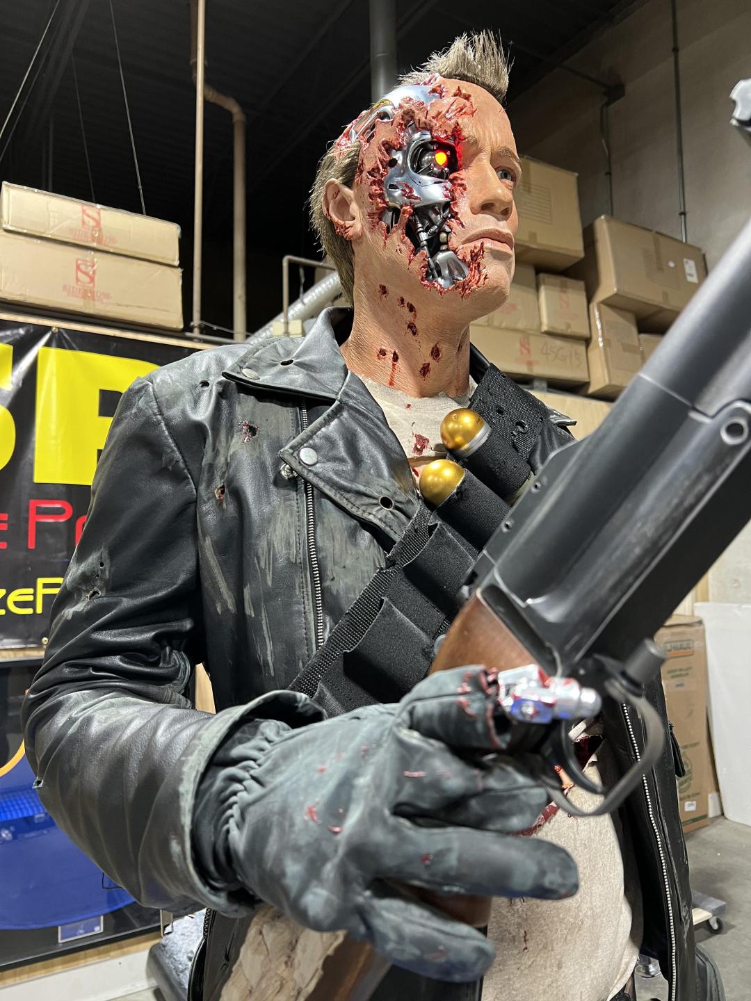 Battle Damaged T2 Terminator Arnold Schwarzenegger