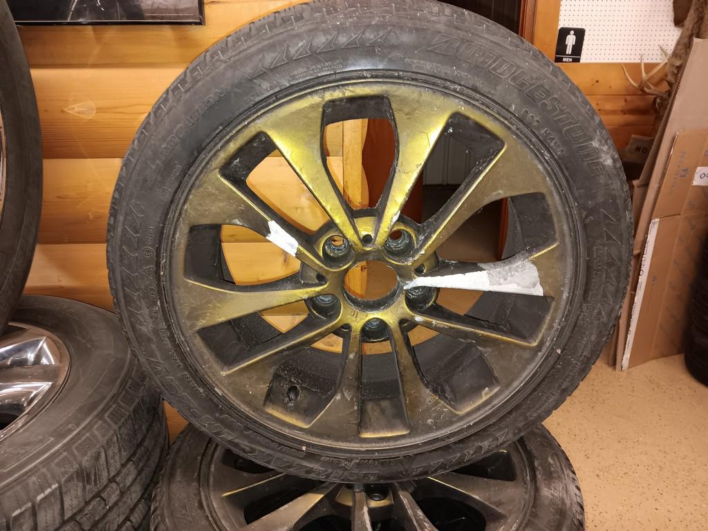 205/50R17 Bridgestone Blizzak LM-25V Tires with 5 bolt Rims Set of 4