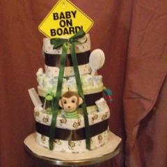 3 layer Diaper Cake