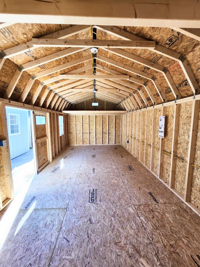 5% OFF -12x24 LOFTED BARN -ELECTRICAL -ONLY $8,703