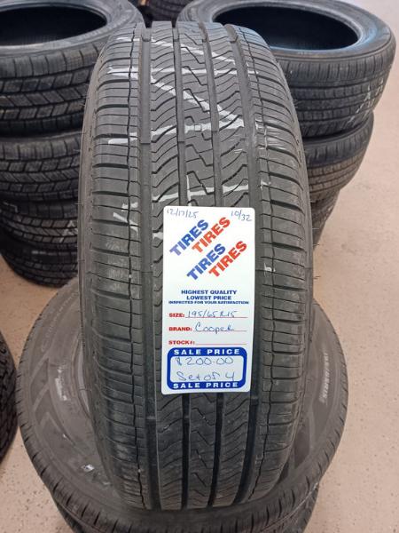 195/65R15 Cooper Endeavor Tires Set of 4