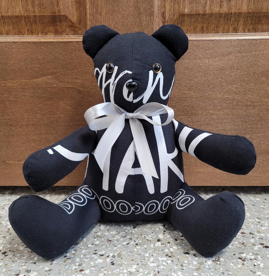 Memory Bear made from Loved Ones Shirts