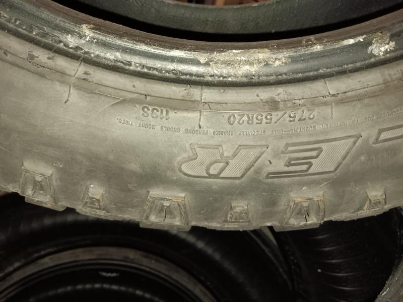 275/55R20 Goodyear Wrangler Duratrac Tires Set of 4