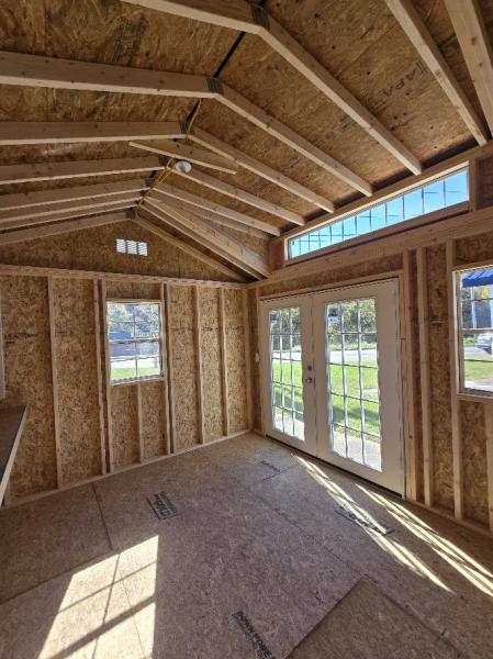 12X12 BLDG W/ELECTRICAL - TALL WALL & DORMER  $7,784 - $308/MO - NO CREDIT CHECK - EVERYONE APPROVED - FREE DELIVERY & BLOCKS (50mi)