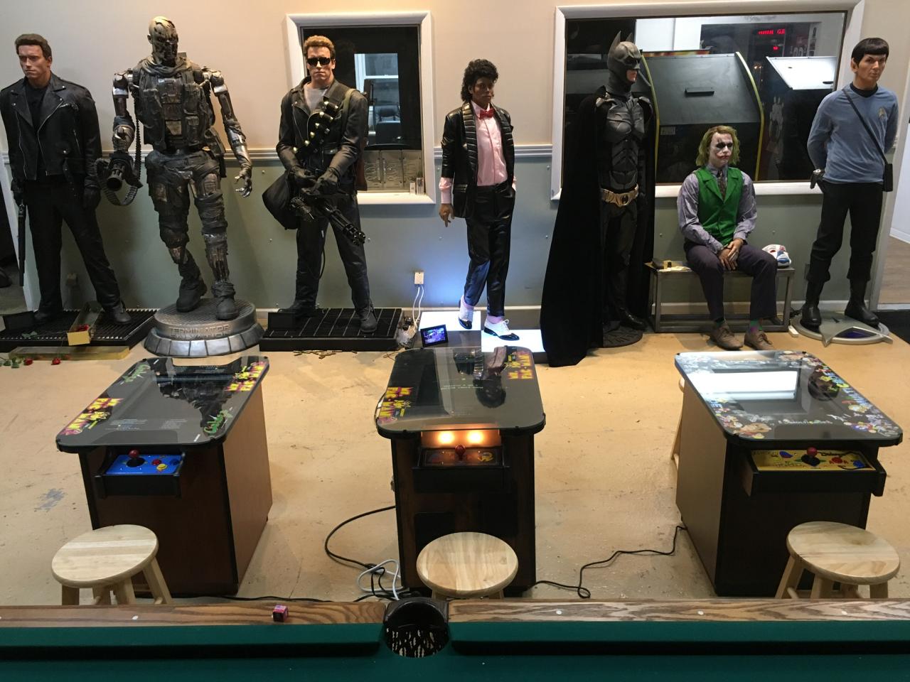 60 in 1 Cocktail Table Arcade Game with Stools