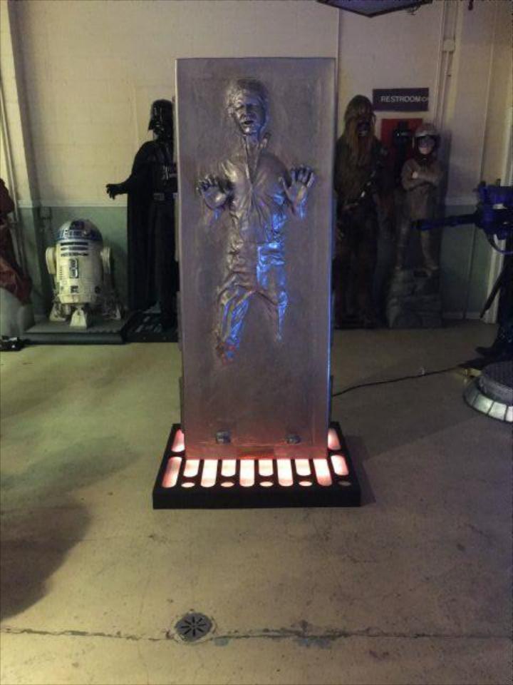 Life Size Han Solo in Carbonite Illusive Concepts