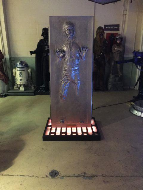 Life Size Han Solo in Carbonite Illusive Concepts Life Size Han Solo in Carbonite Illusive Concepts