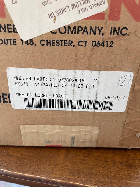Whelen HDACF Strobe Power Supply Unit. New Old Stock.