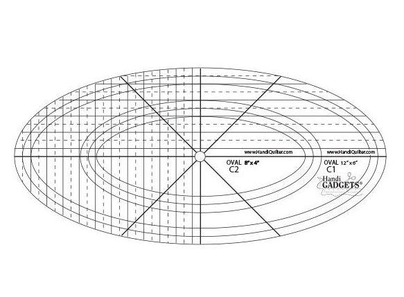 Ruler-Set HQ Oval C