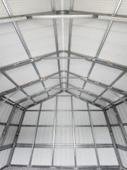 25% OFF! 20x20 PREMIER STEEL BUILDING - BOARD & BATTEN SIDING - 10X10 TRACK DOOR - DBL LEGS/RAFTERS