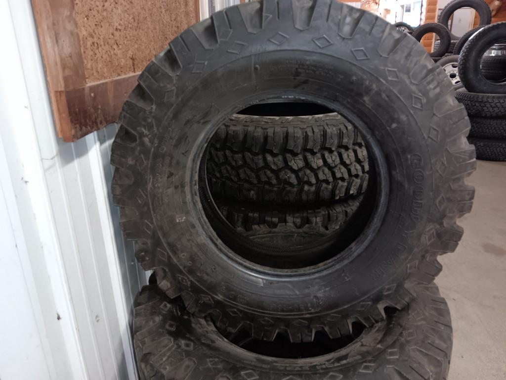 7.50-16LT Goodyear Custom Extra Grip M/T Tires Set of 4