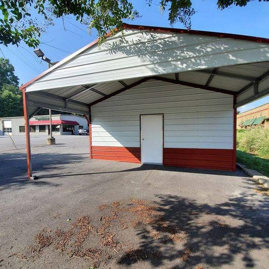 20x20x8 Combo Unit Carport