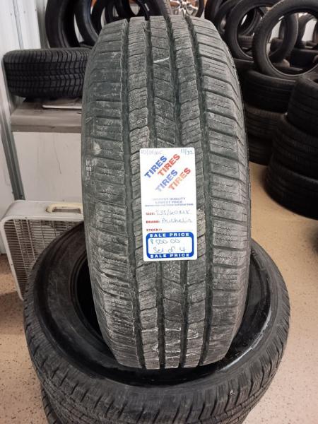 235/60R18 Michelin X LT M/S Tires