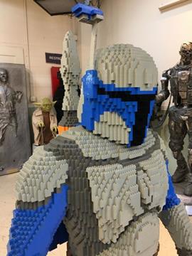 Life Size LEGO Star Wars Jango Fett