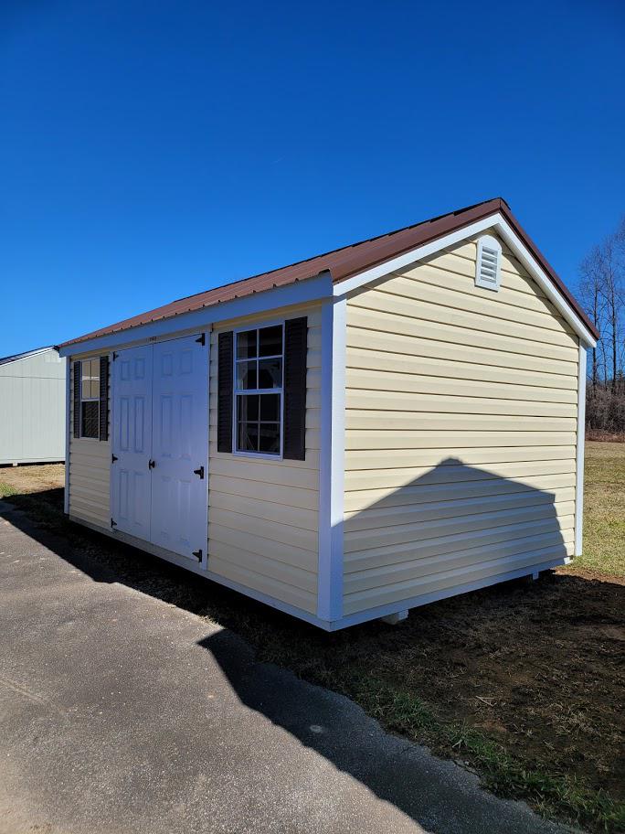 MARION - 10x16 VINYL STORAGE BUILDING