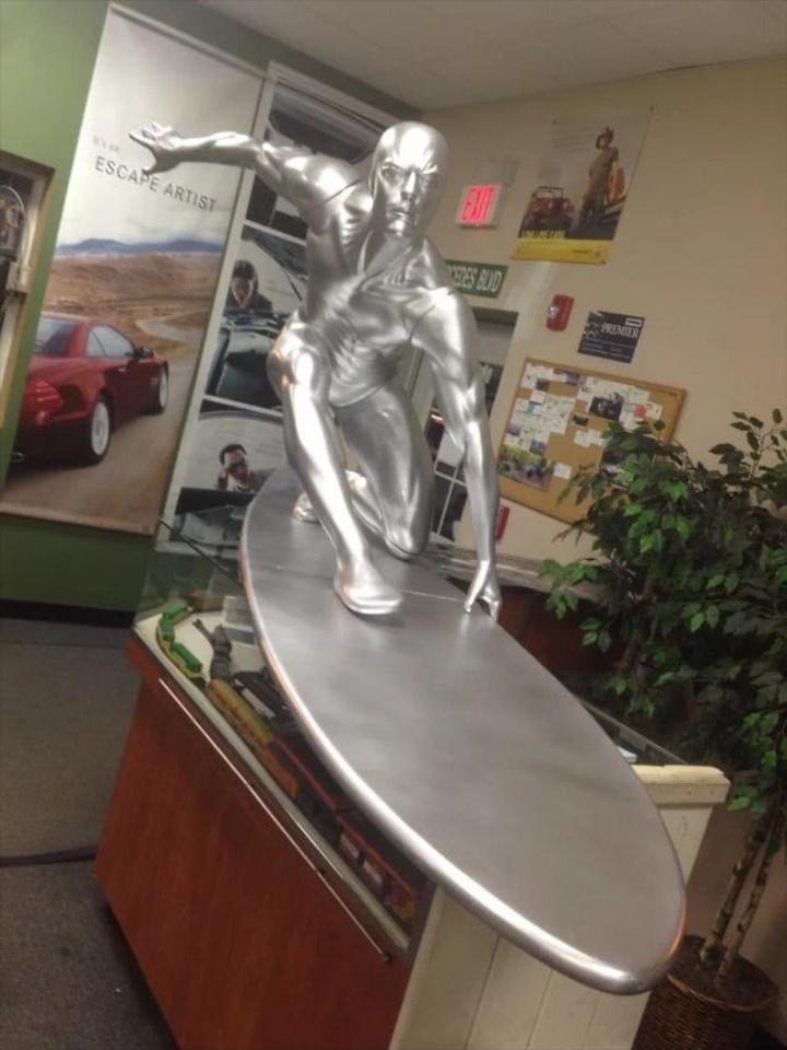 Life Size Marvel Silver Surfer