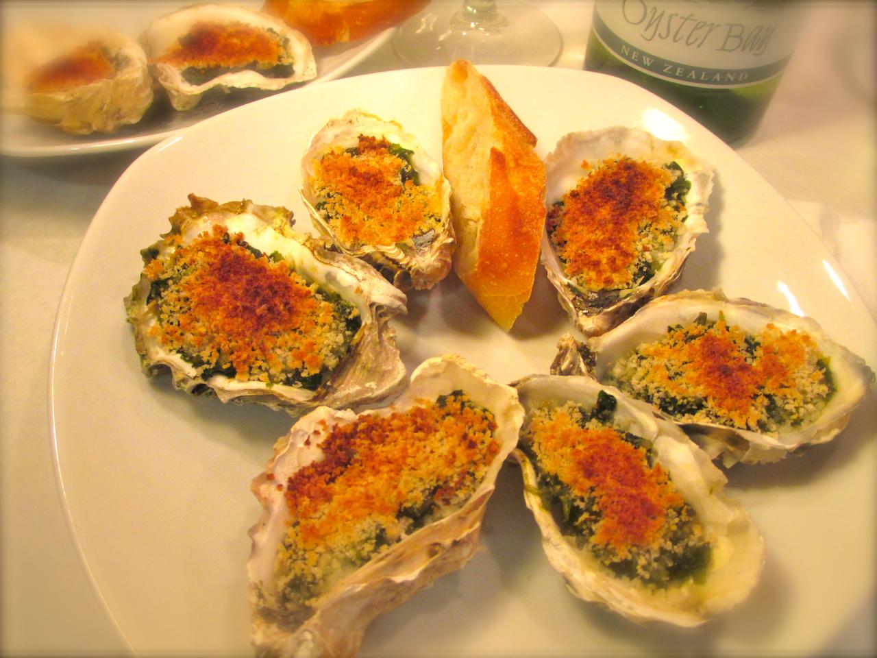 Oysters Rockefeller