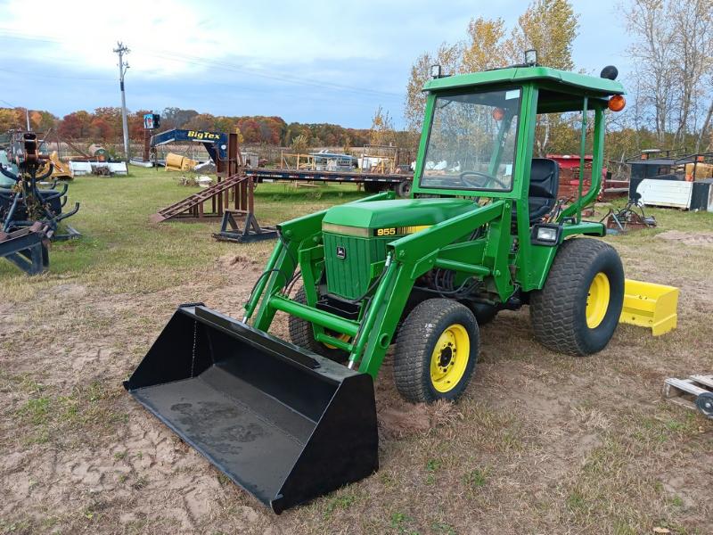 John Deere 955 Tractor with Bucket & Back Blade - Item # 131