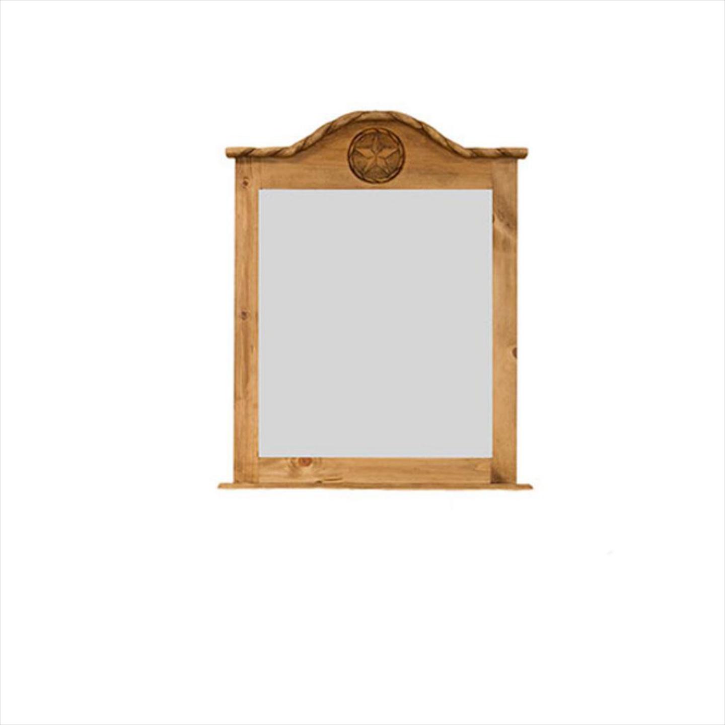 Mirror W/Rope and Star