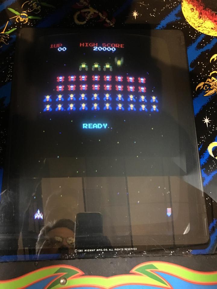 Midway Galaga Original Cabinet