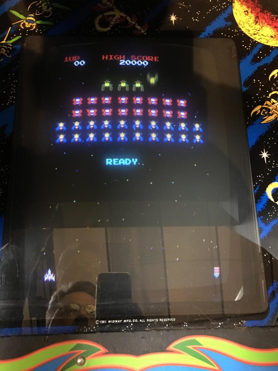 Midway Galaga Original Cabinet