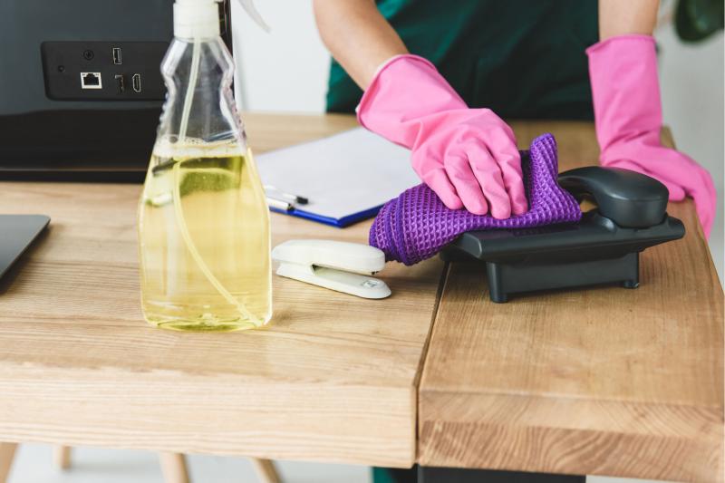 Desk Cleaning