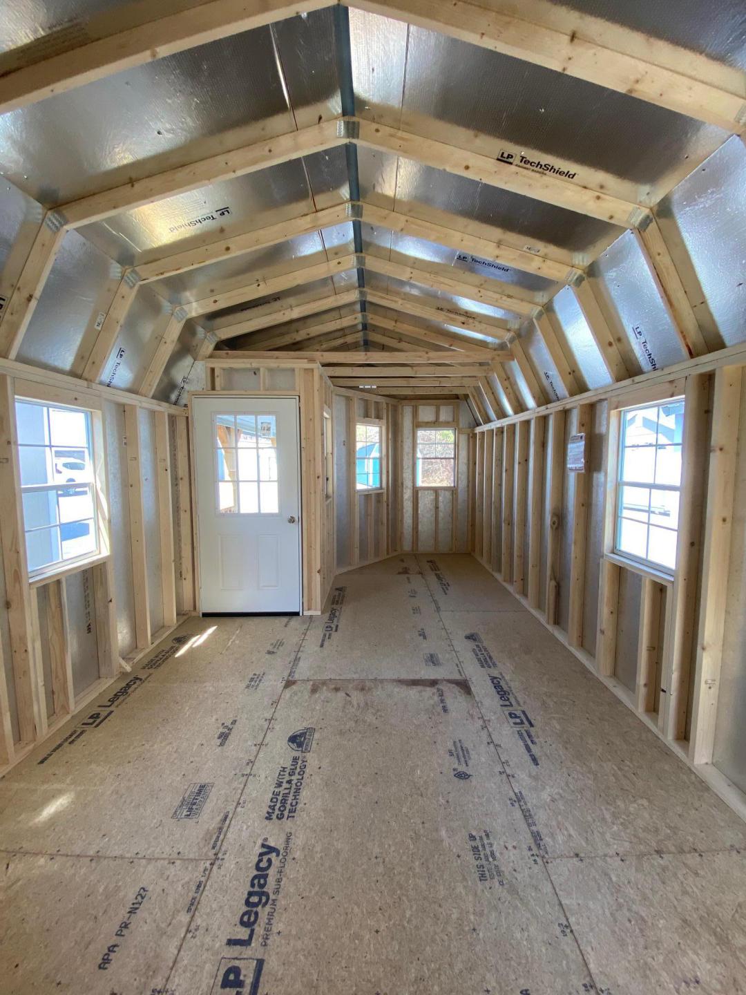 MORGANTON: 12x28 Lofted Barn, Porch Package