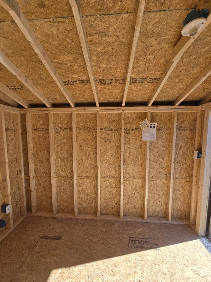 8x10 SHED W/ELECTRICAL. - $3,272 OR $129/MO - NO CREDIT CHECK - EVERYONE APPROVED - FREE DELIVERY (50-MILES)