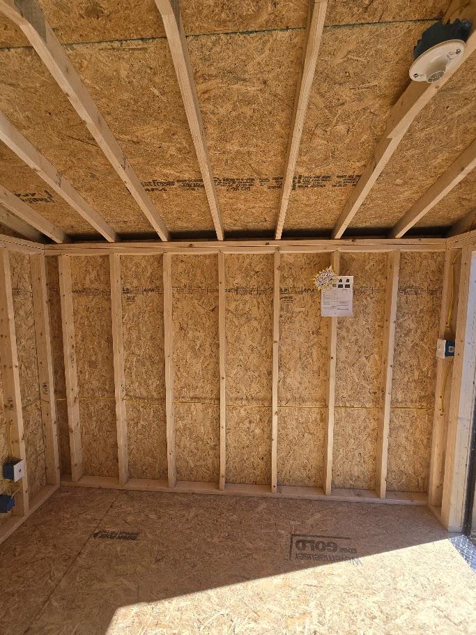 8x10 SHED W/ELECTRICAL. - $3,272 OR $129/MO - NO CREDIT CHECK - EVERYONE APPROVED - FREE DELIVERY (50-MILES)