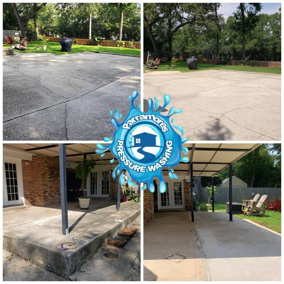 Don&#39;t let your pavement change colors. Restore the original appearance of your driveways, walkways, and patios with professional pressure washing services..