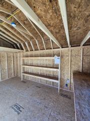 10x16 BARN w/ELECTRICAL - WORKBENCH - SHELVING - $5,875 OR $232/Mo - NO CREDIT CHECK - FREE DELIVERY & BLOCKS (50 miles)