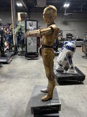 Life Size Star Wars Sideshow Version 2 R2-D2 and C-3P0