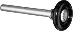 2" ROLLER NYLON SHORT STEM BLACK ( NO BEARING )