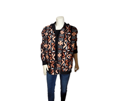 Unisex African Print Bomber Jacket