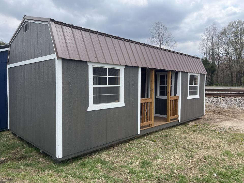 12x24 Lofted Center Porch