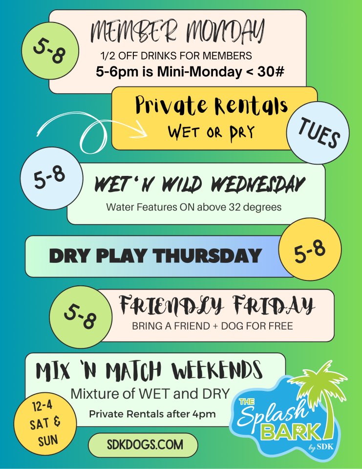 Splash Themed Nights