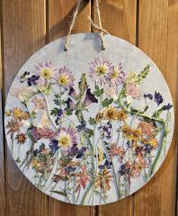 Wall Hanger, Chrysanthemum Garden