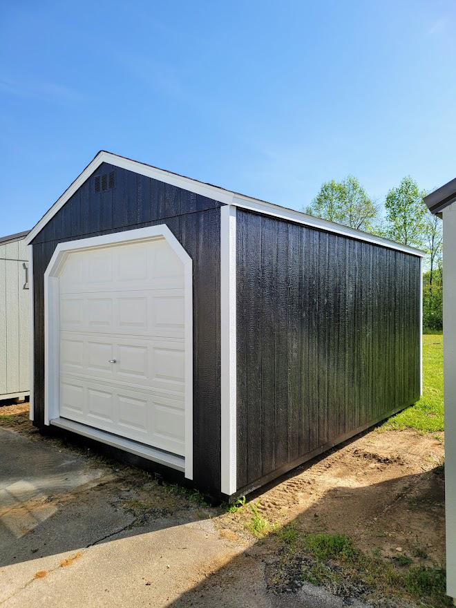 12x16 UTILITY GARAGE - 12" OC 2x6 FLR JOISTS - 10 YR WARRANTY