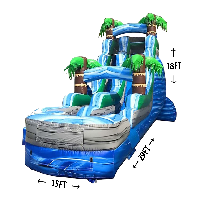 18' Island Slide (Wet/Dry)