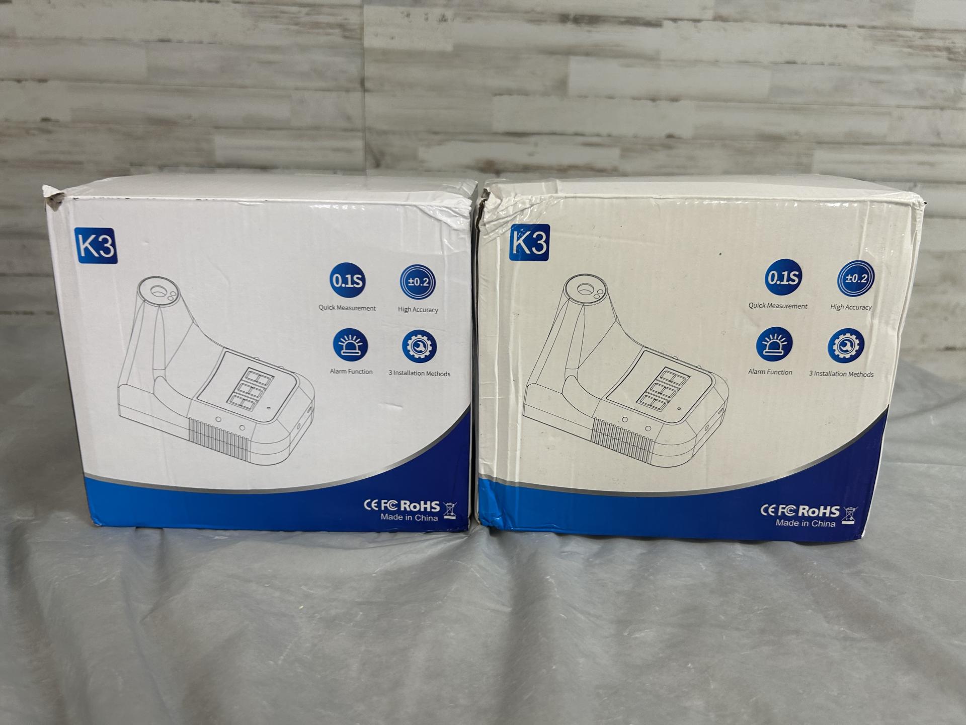 Non-contact infrared forehead themometers