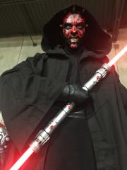 Life Size Star Wars Darth Maul w/ Lightsaber&Robe