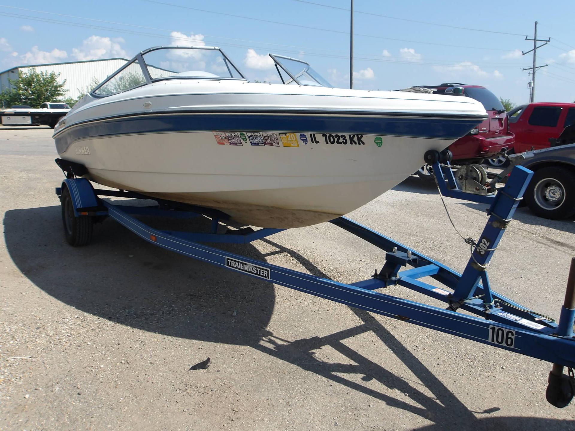 Rinker boat and Trailmaster trailer