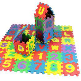 Alphanumeric Educational Puzzle Foam Mats