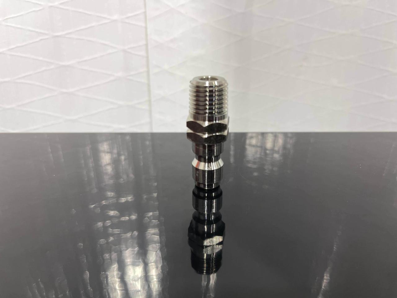 Stainless Steel 1/4" Male Thread Male Quick Connect Fitting