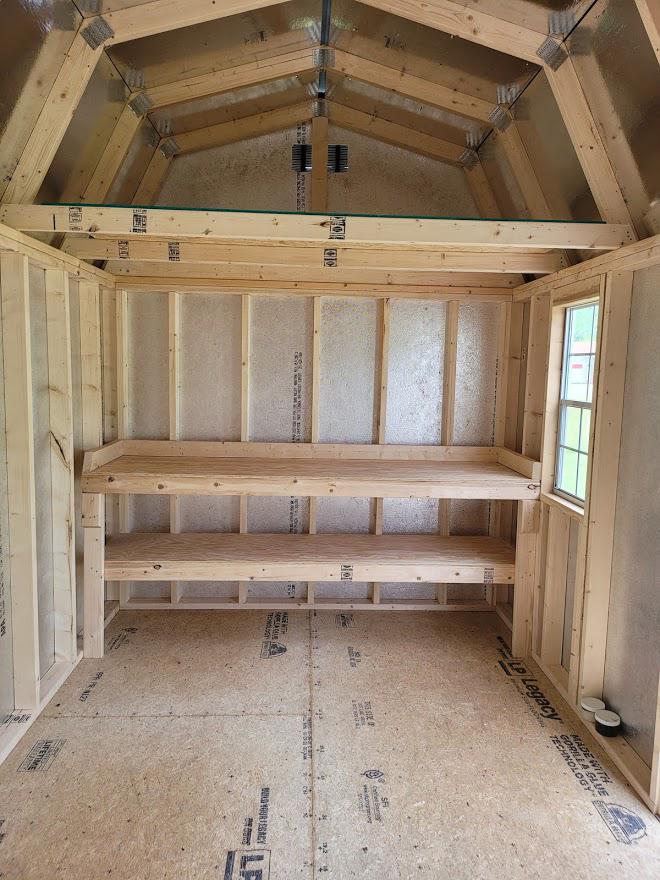 Marion - 8X16 LOFTED BARN WITH WORKBENCH
